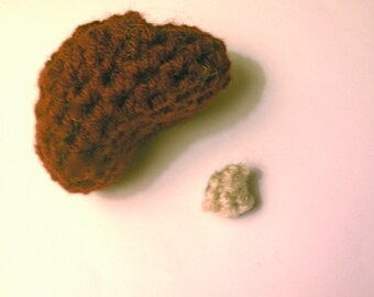 Kidney Crochet Plush with Kidney Stone