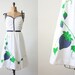 vintage 1970's strawberry print dress