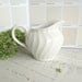 Lovely White Ironstone Vintage Pitcher