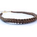 Natural Snake Bone Vertebrae Necklace African 15x17mm 25" whole serpent