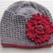 Number 79 KNITTING PATTERN Rice Stitch Hat Adult
