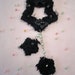 Ready to Ship 2-Way Black Fuzzy Shooting Star Barrette/Pin