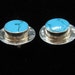 Vintage Mexican Taxco Turquoise Sterling Silver Earrings