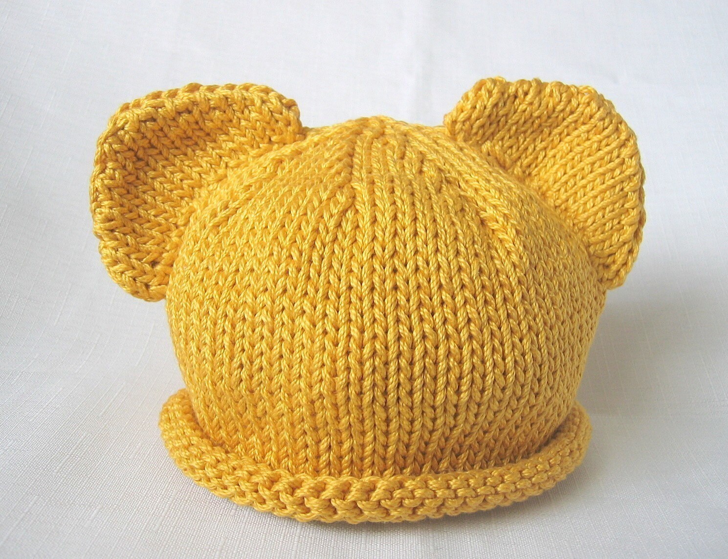 Baby Bear Hat pattern knit Boston Beanies