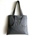 SALE 20% OFF - Prices already reduced - Tote bag, purse, shoulder bag - Dulce Tote Bag in dark gray