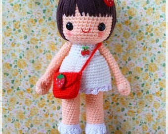 PDF Crochet Pattern - Strawberrica