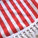 Vintage Tablecloth - Terry Cloth Stars And Stripes - 52 inch Round