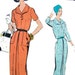 Vintage 50's VOGUE Sewing Pattern 9130 / CLASSY Slim Dress / UNCUT - size 16/36