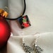 Grinch Scrabble Tile Resin Drop Top Necklace Pendant