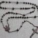 Victorian Solid Sterling Rosary / Helen Murray