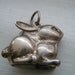 Vintage Pendant/Charm Sterling Silver Rabbit