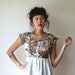 Wild Animal Striped Mini Dress Sz XS S M L