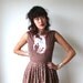Embroidered Cowboy on Horse Western Dress Sz M / L
