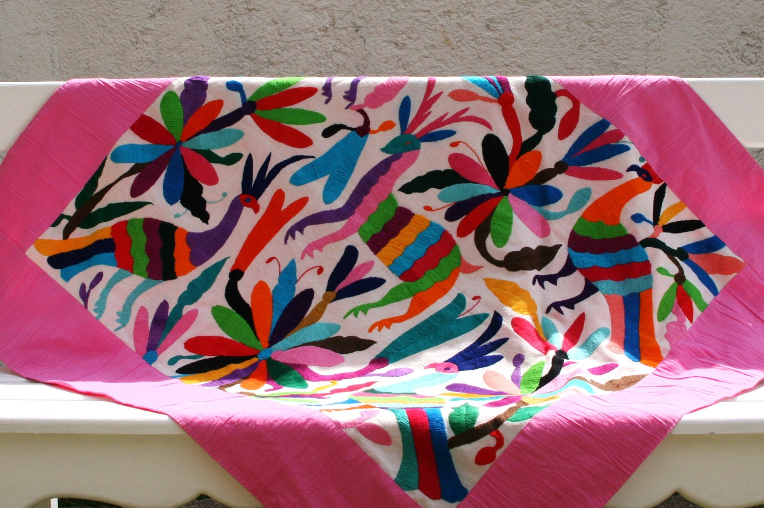 Pink Otomi Baby Blanket and ready to Ship