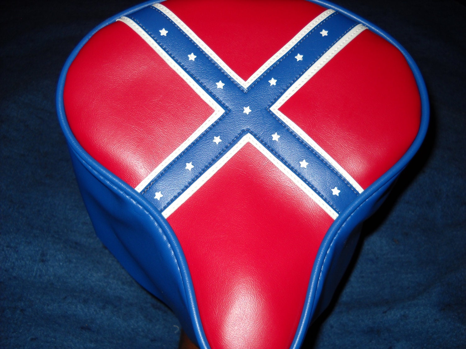 Bicycle Seat Upholstery Beach Cruisers Rebel Flag