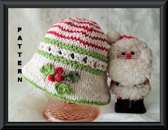 Christmas Baby Hat Baby Hat Pattern Knitted Hat Pattern