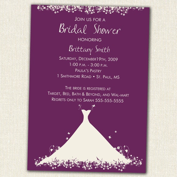 Bridal Shower Invitations Etsy 4