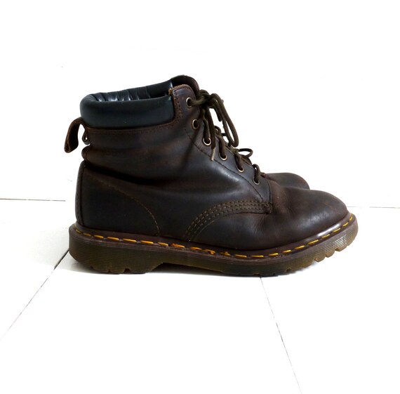 Vintage 90s Brown Doc Martens 6 Hole Leather by TheUnionGeneral