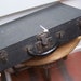 Eagle Lock Company Wooden briefcase Faux leather Metal handle ANTIQUE