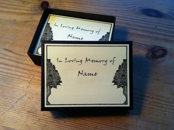 50 Personalized In Loving Memory Of Ex Libris Bookplates