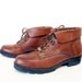 Vintage Brown Leather Lace Up Ankle boots Granny Earth Spirit Women 9.5