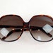 Vintage sunglasses, Large sunglasses, tortoise shell sunglasses, big sunglasses