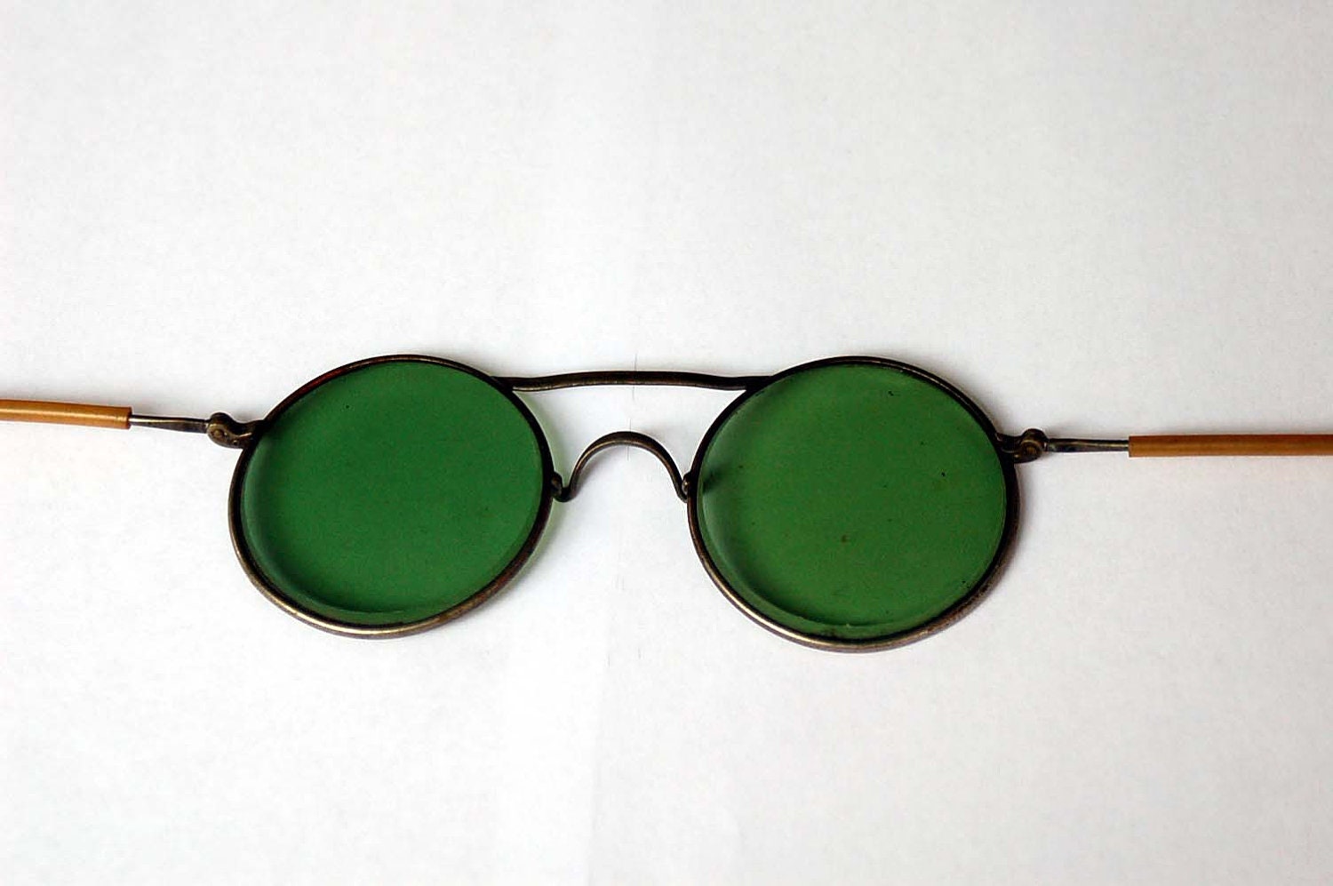 1920s sunglasses aviator glasses green tinted glasses