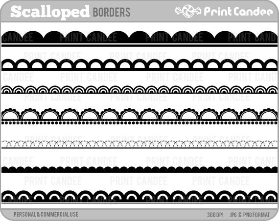 free clip art scalloped borders - photo #25