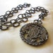 SALE Large Lions Crest Vintage Necklace was 10.00 Now 5.50