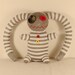 Free Shipping Handmade Sock Pirate Stuffed Animal Doll Baby Toys