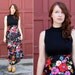 S A L E Vintage 1970s Neon Floral Maxi Dress