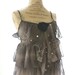 Romantic boho animal print top, ruffle shirt, gypsy cowgirl clothing, upcycled clothing, womens clothing