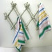 Vintage Folding Hat Rack / Peg Rack