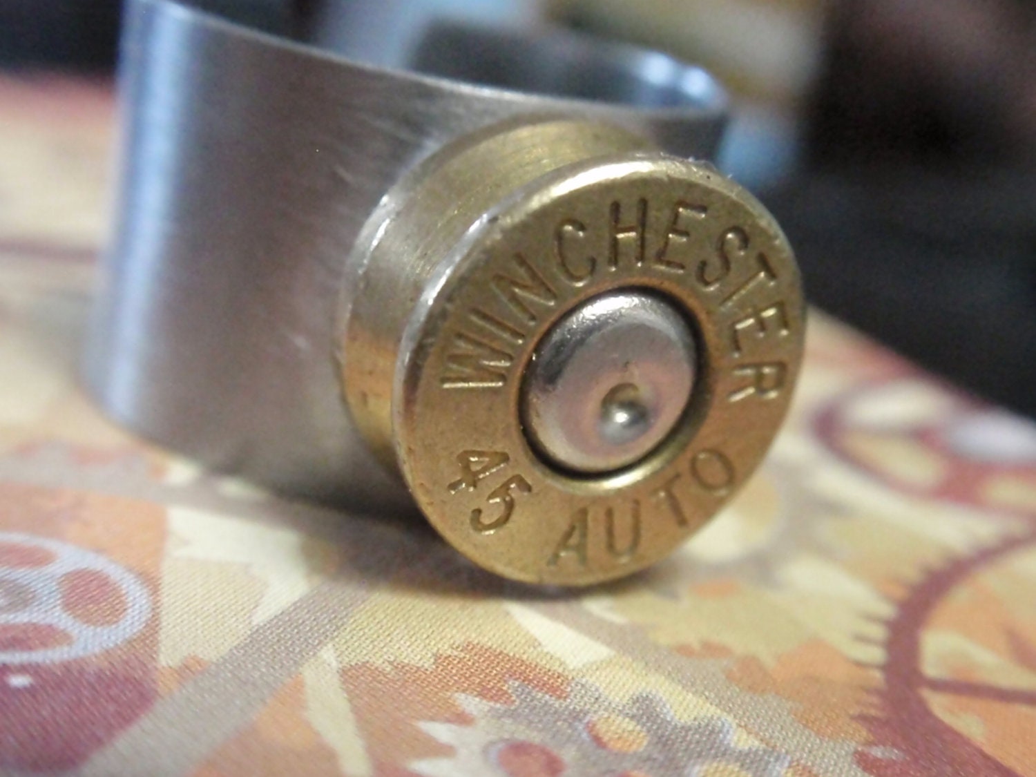 Bullet Casing Ring 45 caliber Winchester shell in Adjustable