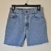VINTAGE LEVI'S 550 SHORTS - Urban Style Denim Distressed High Rise High Waisted Denim Vintage Orange Label Levi's Shorts - Size 28 men's