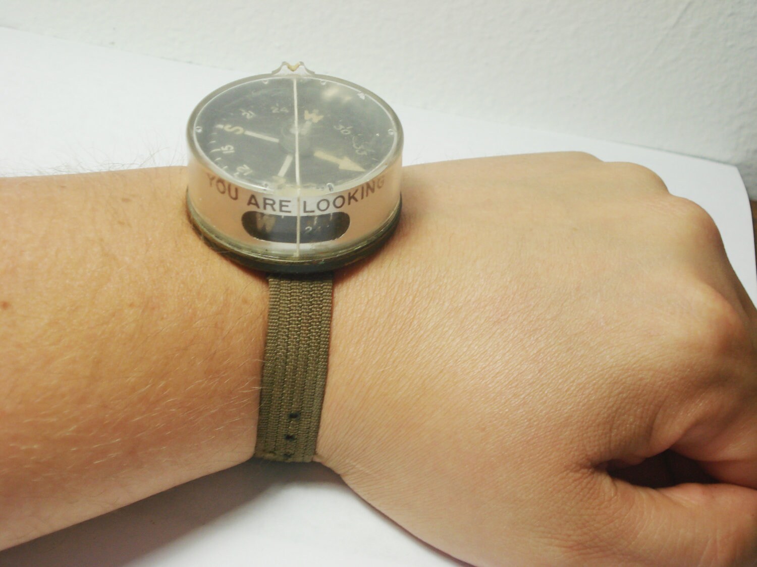 1950s USAF Military Wrist Compass Works Great
