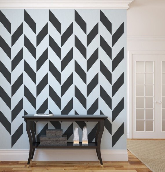 As Seen In Gray Magazine Geometric Wall Decal by WallStarGraphics