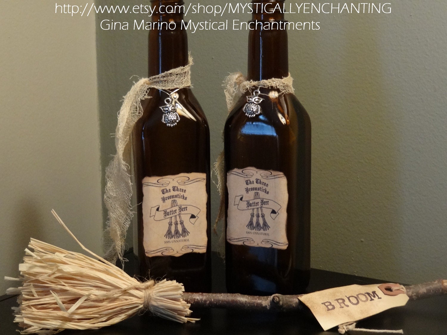 Three Broomsticks Harry Potter Style BUTTER Beer Bottle