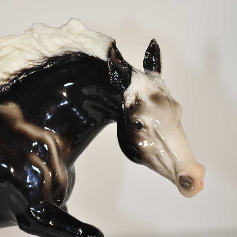 RARE Breyer Running Stallion horse model glossy charcoal