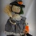 SALE Primitive Folk Art Witch LUCINDA Doll Halloween ooak On SALE