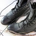 Black Womens Cowboy boots vintage Ropers by Durango size 7 Med rockabilly granny boho