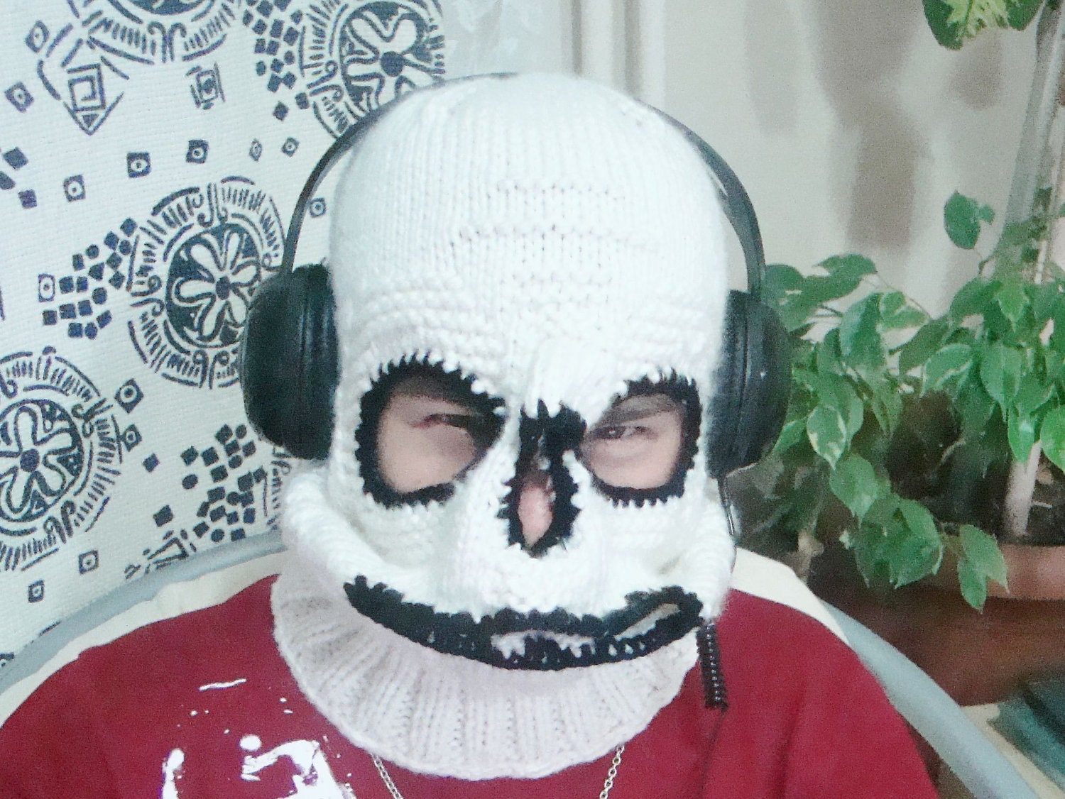 Skull hats for dreads full face hat rave clothing rave outfit