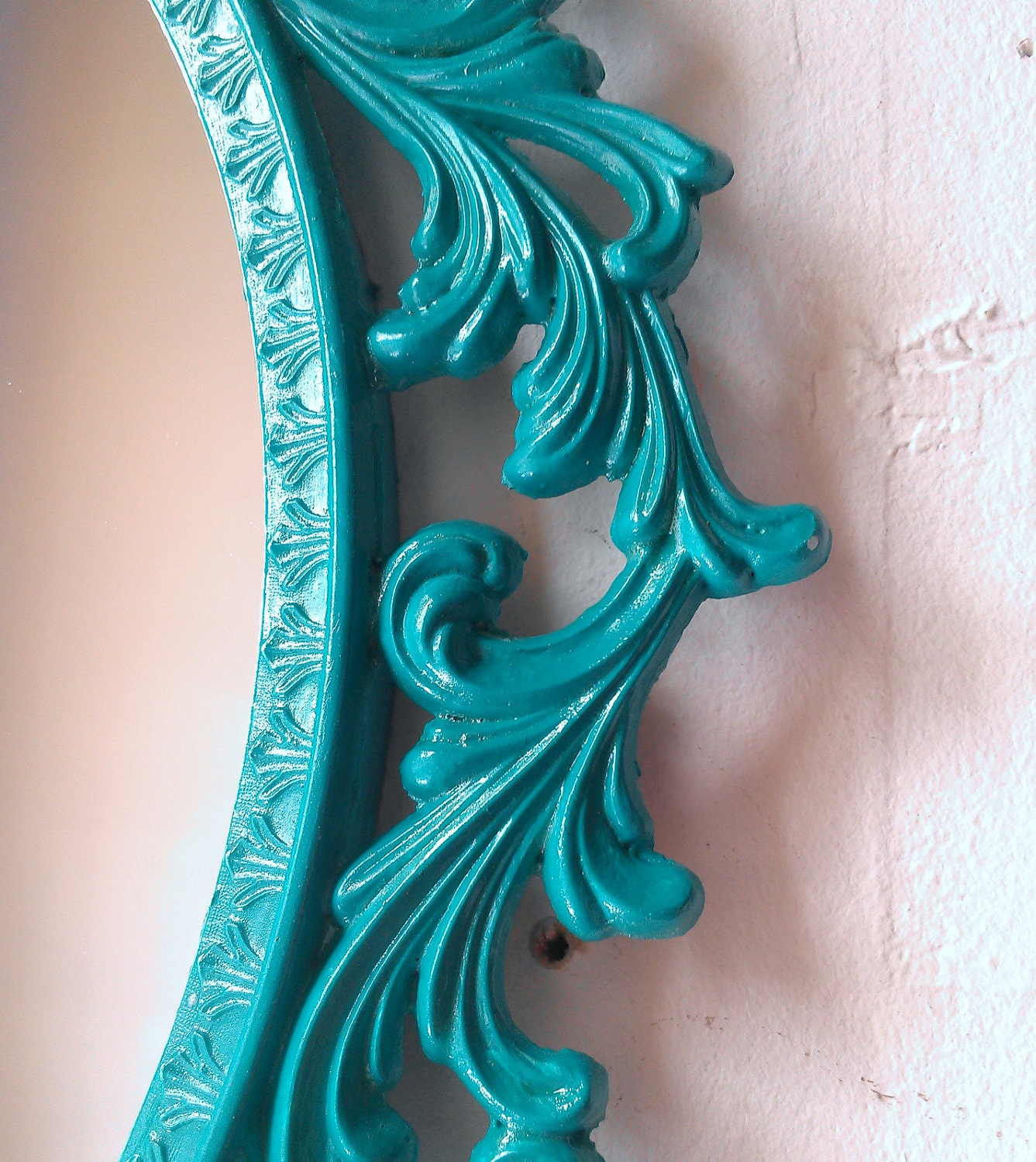 Fairy Princess Mirror Ornate Vintage Frame in Bright