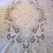 vintage QUAKER tablecloth - No 6100 - vintage linens - measures 68 x 82 - loops, label
