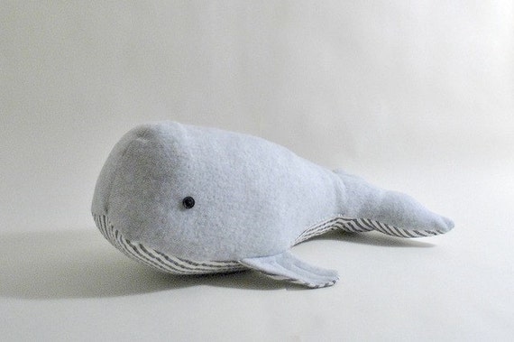 large stuffed whale