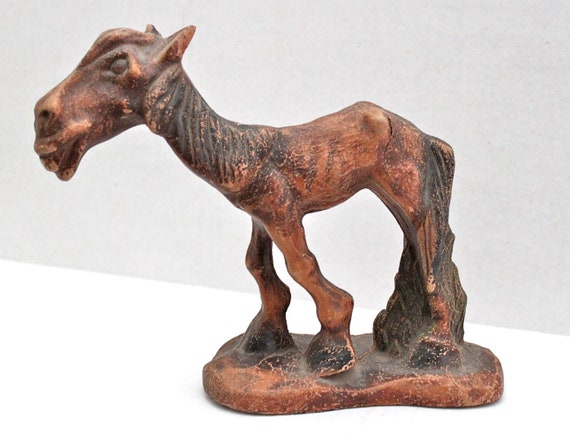 vintage old nag wood horse // hard-life // please adopt