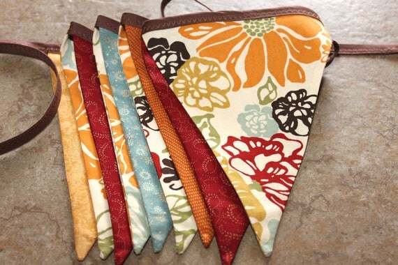 Large Fabric Bunting - Autumn Bounty Il_570xn