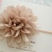 Baby Headbands, Newborn Headbands, Baby Girl Headbands - Satin Flower Headband
