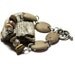 Beach Stone Bracelet and Metalwork Style Stones- Natural River Pebbles Rocks Jewelry by Allybeans