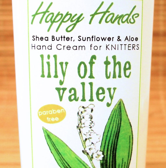 Lily of the Valley Hand Cream for Knitters 8oz Jumbo HAPPY